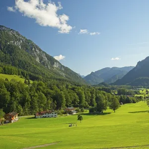 Alpine landscape near Ruhpolding in Bavaria Alpine landscape near Ruhpolding in Bavaria