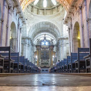 Altar Interior Print, Estrela Basilica, Lisbon