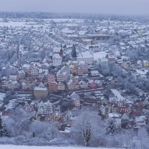 Altensteig Winter Landscape Print