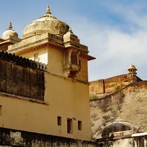 Amer (or Amber) fort in Jaipur city, India Amer (or Amber) fort in Jaipur city, India