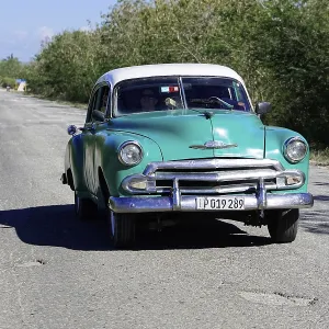 American classic car from the 1950s American classic car from the 1950s