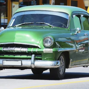 American classic car on street in Havana Cuba American classic car on street in Havana Cuba