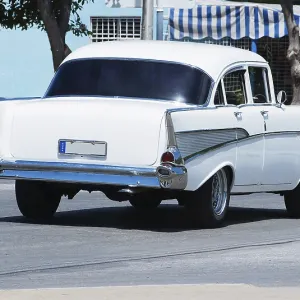 American classic car on street in Havana Cuba American classic car on street in Havana Cuba