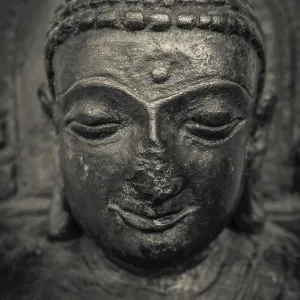 Detail Of Ancient Statue Of Buddha With Shallow Depth Of Focus Detail Of Ancient Statue Of Buddha With Shallow Depth Of Focus
