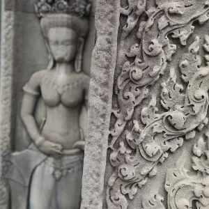 Angkor Wat, the most famous archaeological site in Cambodia