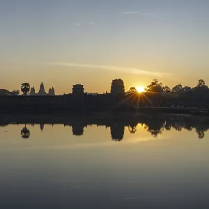 Angkor Wat, sunrise, Angkor, UNESCO World Heritage Site Angkor Wat, sunrise, Angkor, UNESCO World Heritage Site