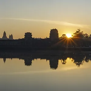 Angkor Wat, sunrise, Angkor, UNESCO World Heritage Site Angkor Wat, sunrise, Angkor, UNESCO World Heritage Site