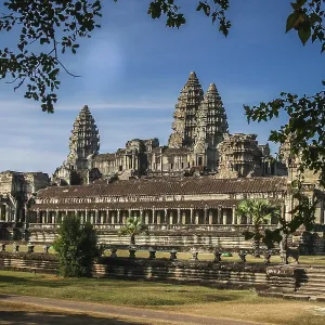 Angkor Wat temple near Siem Reap in Cambodia Angkor Wat temple near Siem Reap in Cambodia