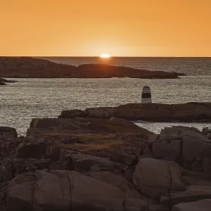 Archipelago landscape with lighthouse