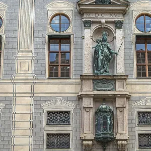 Architectural detail of the Residenz in central Munich
