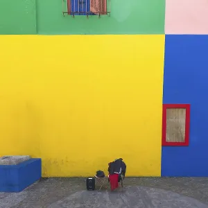 Argentina, colorful buildings of El Caminito