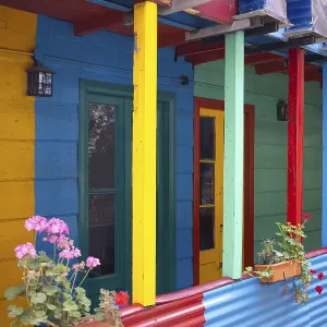 Argentina, colorful buildings of El Caminito