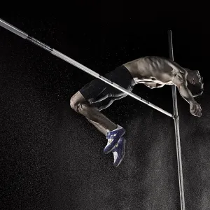 Athlete doing a high jump