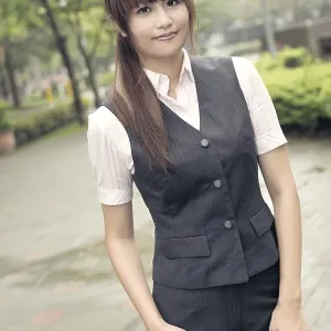 Attractive business woman, portrait in outside Attractive business woman, portrait in outside