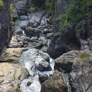 Aubachfall near Voglau, Lammertal Aubachfall near Voglau, Lammertal