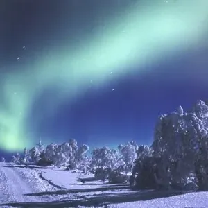 Aurora borealis, Lappland