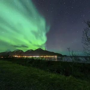 Aurora borealis at Tromvik, Norway Aurora borealis at Tromvik, Norway