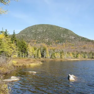 Autumn foliage, Indian Summer at Lonesome Lake Autumn foliage, Indian Summer at Lonesome Lake