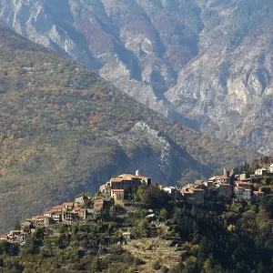 Autumn in the Ligurian Alps with a view of Triora Liguria Autumn in the Ligurian Alps with a view of Triora Liguria