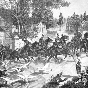 Autumn Maneuvers of the Prussian Guard Print, 1898