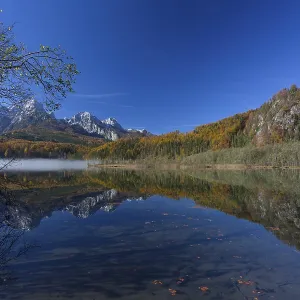 Autumn Mood Print, Lake Almsee, Gruenau, Austria