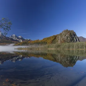 Autumn Mood Print, Lake Almsee, Austria Autumn Mood Print, Lake Almsee, Austria