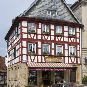 Bakery, half-timbered building