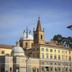 The Basilica of Santa Maria del Popolo Print, Rome, Italy The Basilica of Santa Maria del Popolo Print, Rome, Italy