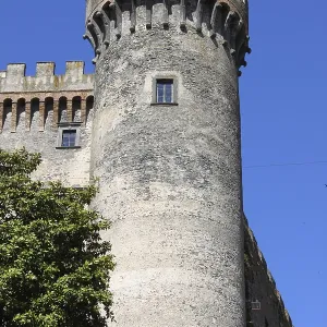 The bastion of Odescalchi Castle in Bracciano