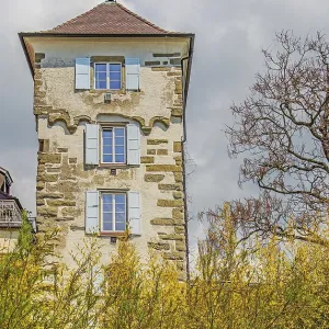 Bath tower, Uberlingen am Lake Constance<br> Bath tower Bath tower, Uberlingen am Lake Constance<br> Bath tower