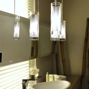 Bathroom modern interior design in oriental style