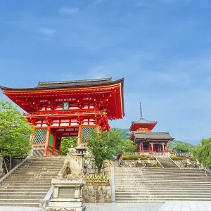Beautiful clear blue sky behind Ro-Mon