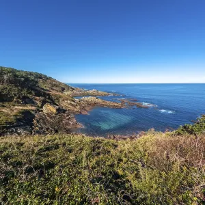 Beautiful cove on Mount Jaizkibel next to San Sebastian Beautiful cove on Mount Jaizkibel next to San Sebastian