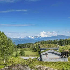 Beautiful landscape in Norway with Summer weather and sunshine