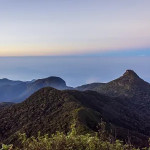 Beautiful Landscape at Sunrise, Adams Peak Print Beautiful Landscape at Sunrise, Adams Peak Print