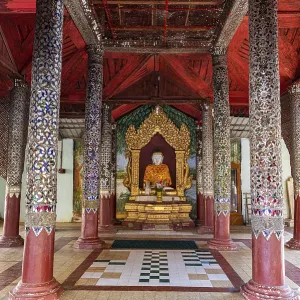 Beautiful ornaments in the Shwezigon Pagoda Beautiful ornaments in the Shwezigon Pagoda