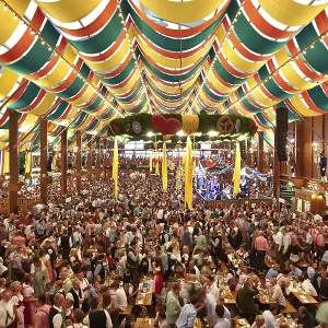 Beer tent, Oktoberfest, Munich Beer tent, Oktoberfest, Munich