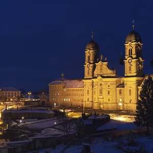 Benedictine Einsiedeln Abbey, monastery Benedictine Einsiedeln Abbey, monastery