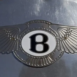 Bentley emblem on an aluminum bodied Bentley 4 Bentley emblem on an aluminum bodied Bentley 4
