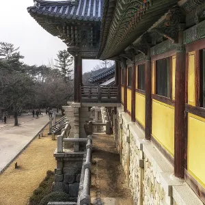 Beomyeong pavilion in bulguksa temple in gyeongju south korea