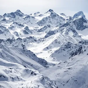 Bernina Group Mountain Panorama Print, Grisons, Switzerland Bernina Group Mountain Panorama Print, Grisons, Switzerland