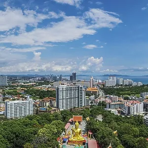 Big Buddha, aerial view with drone Big Buddha, aerial view with drone