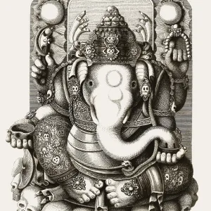 Bitara Gana or Ganesha (also spelled Ganesa)