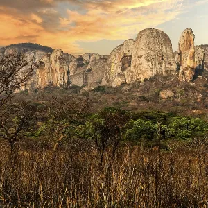 Black Rocks of Pungo Andongo Print, Angola