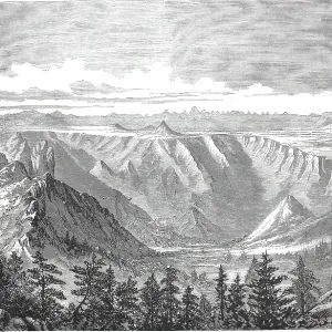 Blick auf das Hochland von Senase