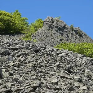 Block heap at Milseburg mountain Block heap at Milseburg mountain