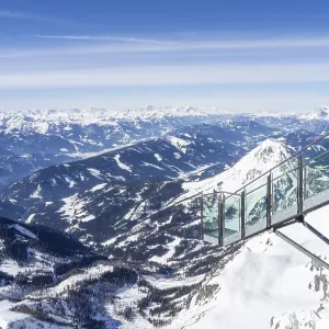 Blue sky over alpine winter landscape Blue sky over alpine winter landscape