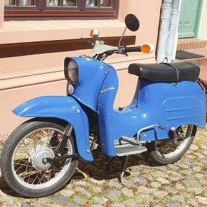 Blue Swallow GDR Scooter, Old Town