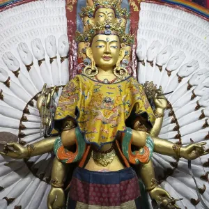 Bodhisattva of Compassion, Sankar Monastery or Gompa Bodhisattva of Compassion, Sankar Monastery or Gompa