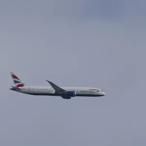 British Airways Boeing 787-9 Dreamliner in Flight Print